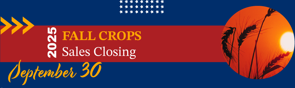 Fall Crops Sales Closing