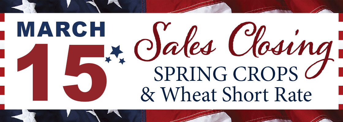 Sales Closing March 15